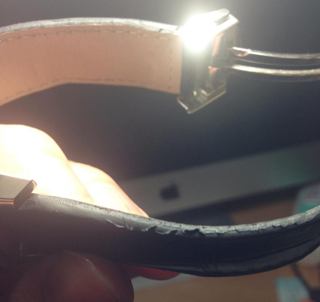 Leather Strap Peeling WatchUSeek Watch Forums